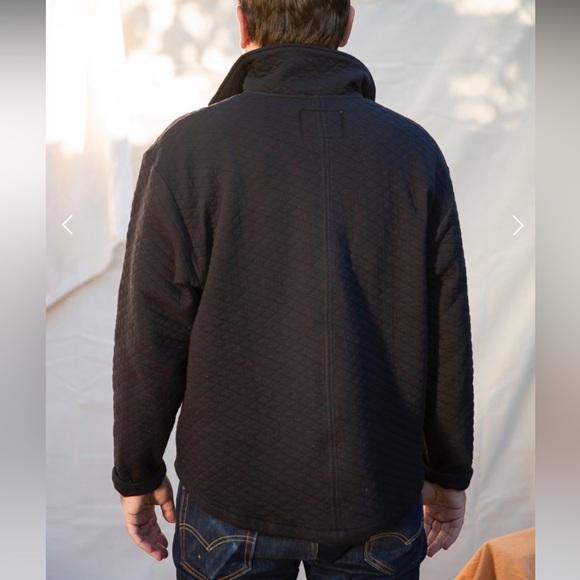 Half Zip Quilted Sweater - Picture 9 of 10